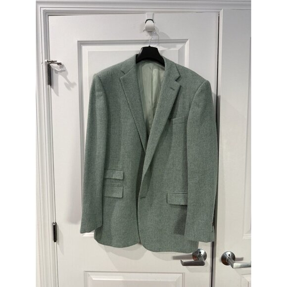 Ralph Lauren Purple Lable Mint Green Wool & Alpaca Sports Jacket Blazer 44L 54EU - Picture 11 of 11